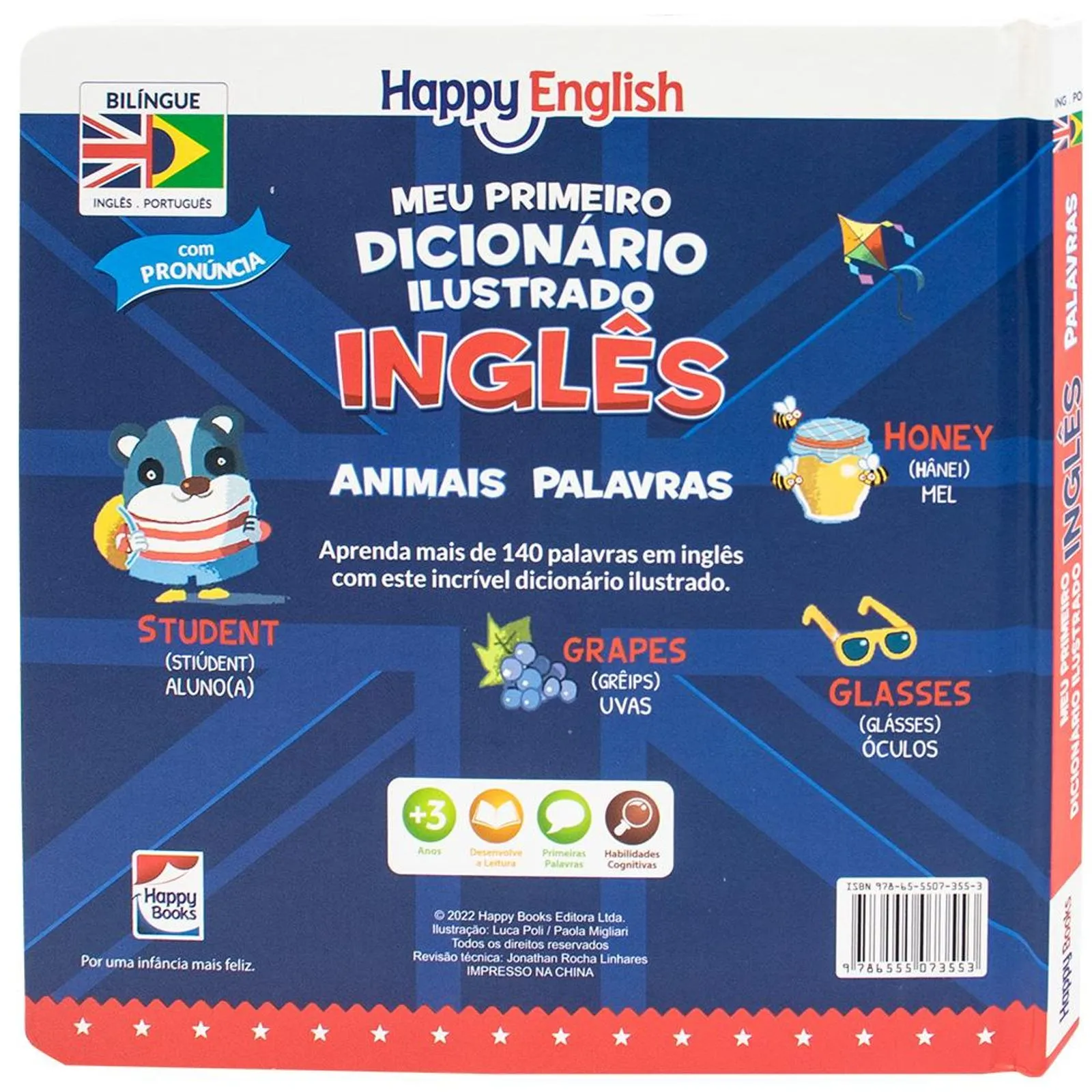 Minhas Primeiras 1001 Palavras Em Inglês | Cartilha Bilingue De A A Z + Aplicativo De Pronúncia Para Crianças - Capa Dura Premium - Imagem 7