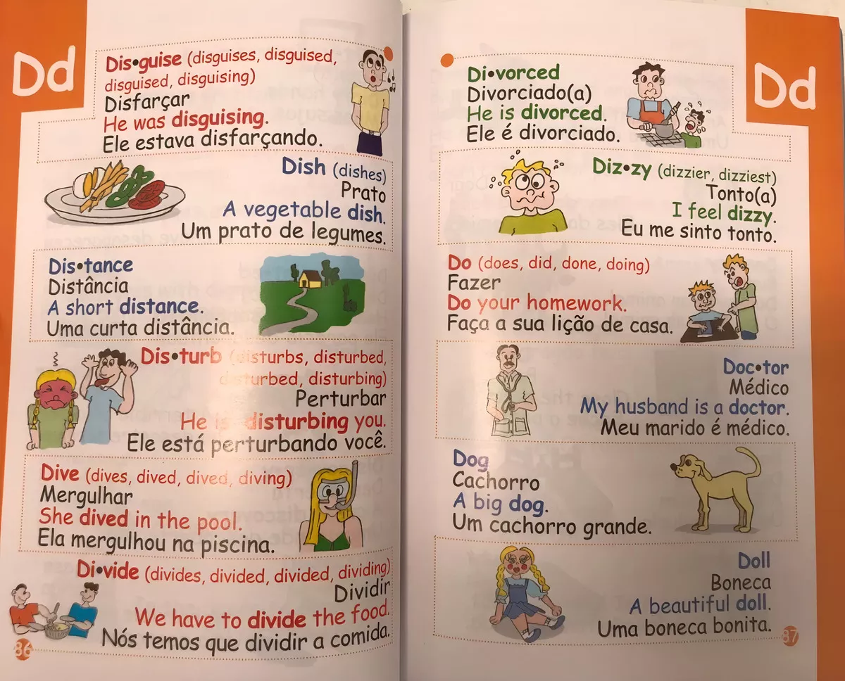 Meu Primeiro Dicionário Ilustrado Inglês Ensino Fundamental - Imagem 3